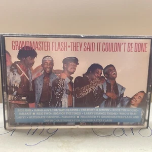 GRANDMASTER FLASH, THEY SAID IT COULDN'T BE DONE Cassette Tape 1985 Hip-Hop Rare - Picture 1 of 5