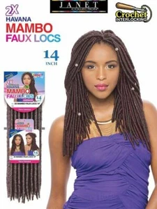 JANET COLLECTION 2X MAMBO FAUX LOCS 14" - Picture 1 of 1