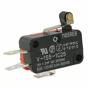 V-155-1C25 Micro Endschalter | kurzer Scharnierrollenhebel - Bild 1 von 1