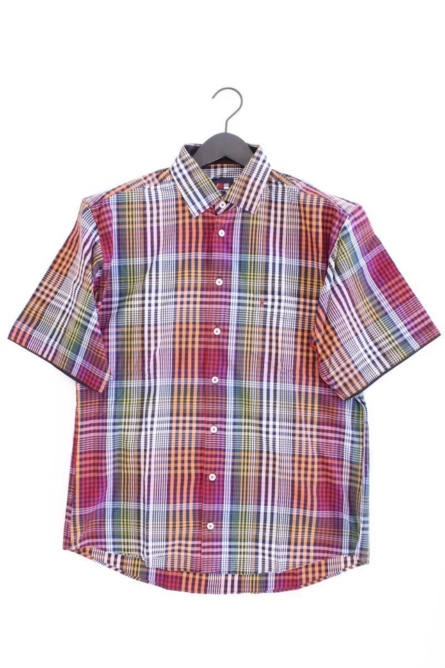 ⭐ Jupiter camicetta per uomo taglia 50, M a quadri multicolore di cotone ⭐ - Immagine 1 di 4