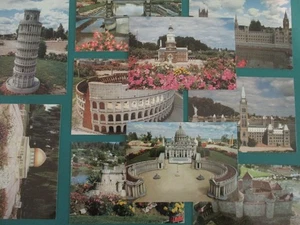 Postkarten Lot 10 unbenutzte Kanadas Tivoli Miniatur Welt Wahrzeichen - Bild 1 von 7