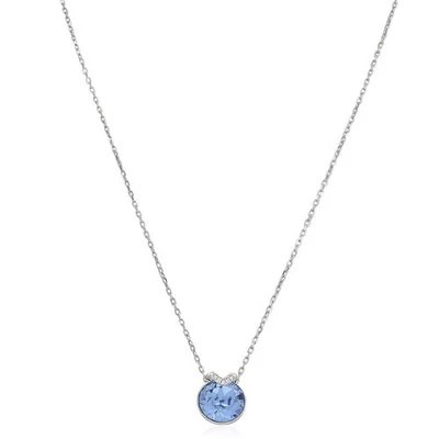 Collar colgante Swarovski Bella enchapado en rodio en V Foto 1 de 4