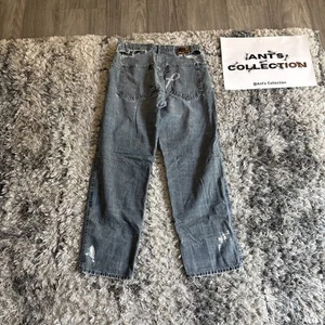Vintage Pelle Pelle Denim Jeans Herren Größe 36x34 bestickt Baggy Hip Hop Y2K - Bild 1 von 19