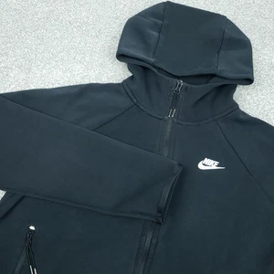 Nike Sportswear Tech Fleece schwarzer Hoodie durchgehender Reißverschluss Damengröße Medium BV7565-010 - Bild 1 von 11
