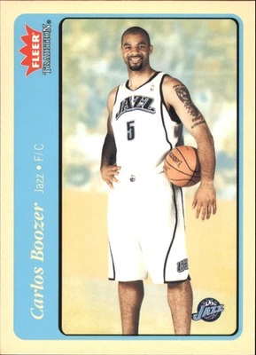 2004-05 Fleer Tradition azul #157 Carlos Boozer - BSK Foto 1 de 2