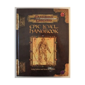 Manual de nivel épico WOTC D&D 3ª edición (edición de firma) en muy buen estado+/casi nuevo - Imagen 1 de 2
