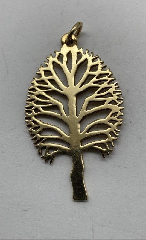 "Colgante Árbol de la Vida James Avery Oro Amarillo 14K 1.5"" 4.4g" Foto 1 de 4