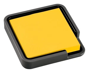 Porta billetes Post-it, 3x3 pulgadas, gris, 1 porta billetes/paquete (ED-654-G) - Imagen 1 de 4