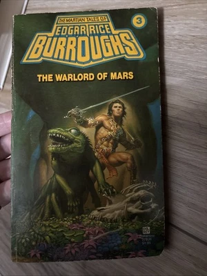 The Warlord of Mars Edgar Rice Burroughs Mars Book 3 1979 Martian Tales PB Foto 1 de 4
