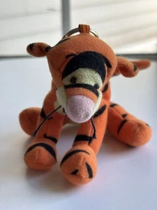Tigger Plush Zippered Key Chain - Disney’s Winnie the Pooh Vintage Orange - Picture 1 of 13