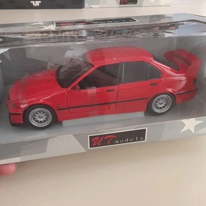 Ut Models 1996 Diecast 1:18 Bmw 318is Red Model 3 Series E36 318 Is Sedan  - Picture 1 of 16