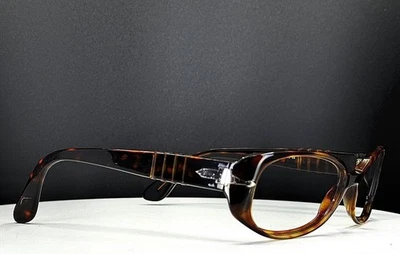 VTG PERSOL 2694-S 24/33 Womens Tortoise Brown Oval Eyeglasses FRAMES ONLY - Image 1 of 4