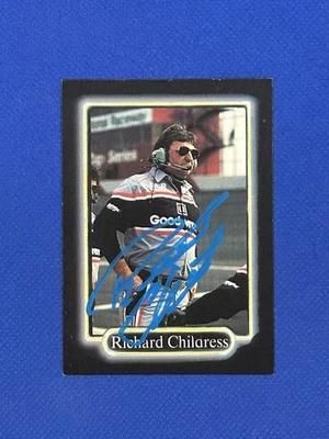 RICHARD CHILDRESS SIGNED 1990 MAXX RACING #45 NASCAR autograph auto - Image 1 of 3