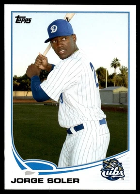 2013 Topps Pro Debut Jorge Soler Daytona Cubs #193 - Image 1 of 2