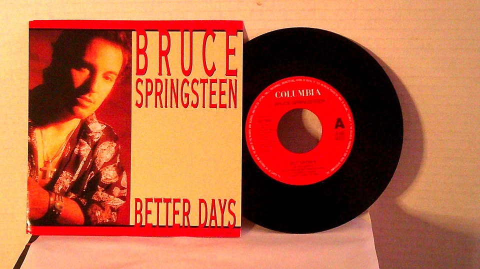 Bruce Springsteen,Columbia,"Better Days"Holland,7"45 w P/S,1992 classic, Mint - Image 1 of 1