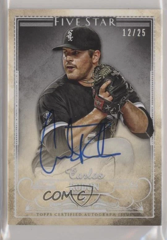 2016 Topps Five Star Rainbow /25 Carlos Rodon #FSA-CRO Auto - Image 1 of 2