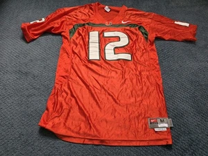 Nike University Of Miami Hurricanes Trikot Herren Medium #12 Y2K Football NCAA - Bild 1 von 6