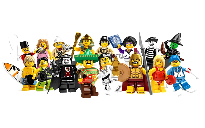 Lego Minifigures - Series 2 - Full Set of 16 Figures  - Lego mini figures/ bases - Image 1 of 1
