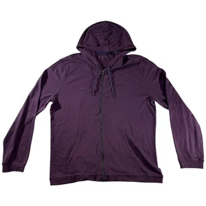 John Varvatos Herren Full Zip Pullover Gr. L XL Burgund - Bild 1 von 6