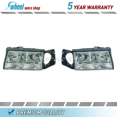 Conjunto de farol esquerdo direito para Cadillac DeVille 4.6L 1997 1998 1999 - Imagem 1 de 4