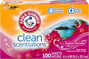 Lenzuolo Ammorbidente per Tessuti, Paradiso Tropicale, 100 Ct - Foto 1 di 12