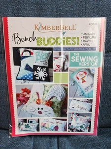 Kimberbell Bench Buddies KD190 Jan, Feb, Mar, Apr - 8 Mini Pillow Patterns - Picture 1 of 2