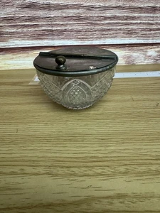 glass creamer with metal lid, utilities specialties jersy city nj Sugar Bowl - Picture 1 of 7