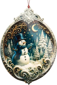 Christmas Ornament 2025 - Snowman Ornament - Snowman Ornaments for Christmas Tre - Picture 1 of 12