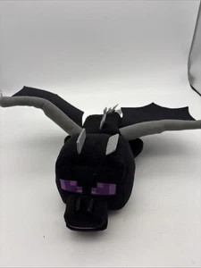Minecraft Ender Dragon Stuffed Plush Toy 12" Black Mattel Toy - Tested and Works - Picture 1 of 10