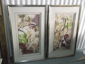 3 TRAYMORE's POSE I , II , III Original Artist T KADE Print Signed and Framed - Picture 1 of 10