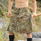 Outdoor Scottish Mens Traditional Highland Dress Skirt MC Camo Combat Uniform @