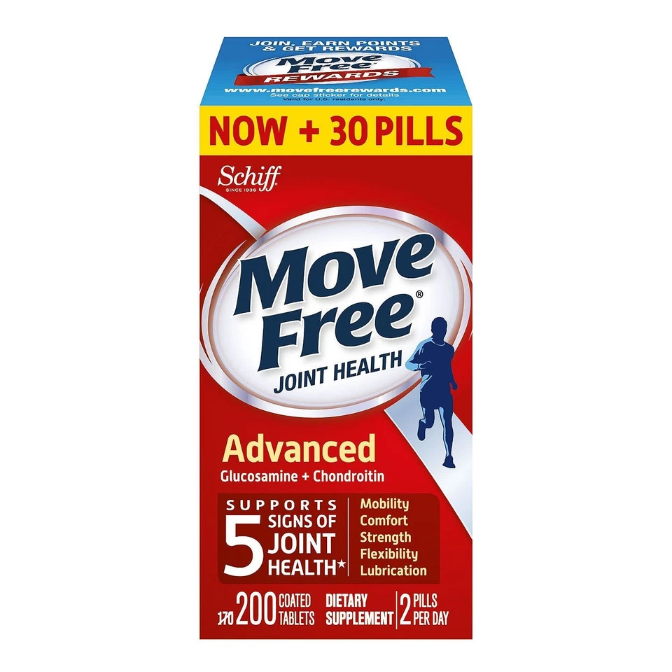 Move Free Advanced, salud articular (200 unidades) Foto 1 de 4