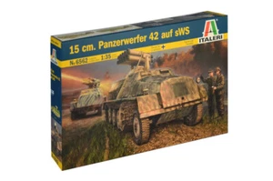 Italeri 1/35 6562 WWII German 15cm Lanciacarri 42 su sWS Helf-Track - Foto 1 di 4