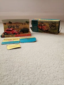 Corgi Toys Volkswagen 1200 in East African Safari Trim 256 Boxed – All original - Picture 1 of 6
