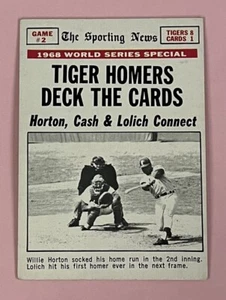 1969 Topps Baseball #163 World Series Game #2 (Tiger Homers) EX-MT - Picture 1 of 3
