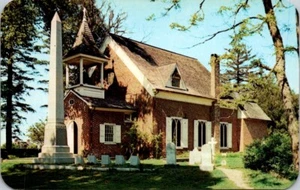 Postkarte Christus Episkopalkirche & Friedhof Grabsteine Dover DE Delaware N051 - Bild 1 von 2
