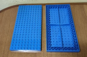 LEGO Brick 10x20 Bottom Tubes Single Row +Cross 700eD Blue Green Yellow 1/each - Picture 1 of 3
