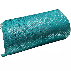 Silver Metallic Salmon Skin Leather Turquoise Single One - Picture 1 of 7