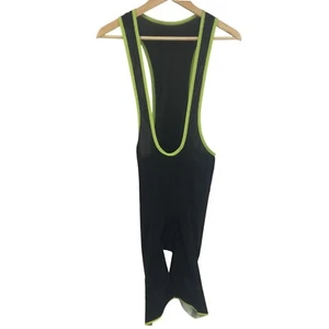 Pantalones Cortos Acolchados de Ciclismo Cooperativo Babero de Carreras Talla M Para Hombres Negro Verde Ciclismo Reflectante - Imagen 1 de 10