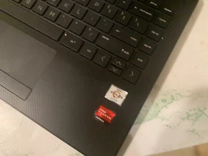 Hp Laptop Amd Athlon Silver Black - Picture 1 of 4