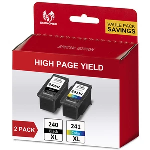 PG-240XL CL-241XL Ink Cartridges for Canon 240 PIXMA MG2220 MG3600 TS5120 MG3620 - Picture 1 of 10