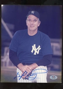 Gaylord Perry HOF Yankees 8x10 Autographed Photo PSA Authentic - Picture 1 of 1