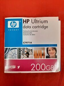 HP LT-O1 Ultrium 200GB Data Card C7971A Blue Internal Tape DXR536 7693