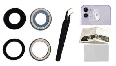 Rear Back Camera Glass Lens Replacement For iPhone 11 6.1+Tool+Screen Protector  - Image 1 of 4