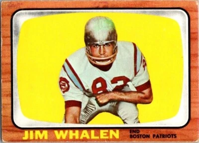 1966 TOPPS FOOTBALL #14 JIM WHALEN                  LOW GRADE  IU - Image 1 of 2