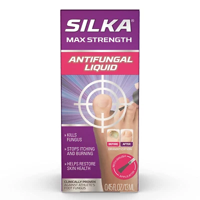 Silka Max Strength Antifungal Liquid with Brush Applicator Kill Fungus 0.45Fl Oz - Image 1 of 4