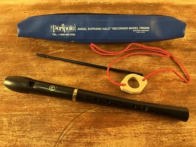 Peripole Angel Soprano Recorder Halo PB 6000 Baroque Fingering w/ Bag - Image 1 of 4