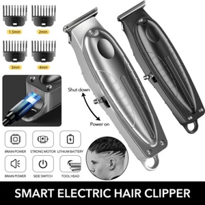 Professional Hair Clippers Cordless Trimmer Shaver Clipper Cutting Barber Beard - Picture 1 of 17