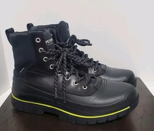 Sperry Men's Cannon Winter Waterproof Boots Leather Black STS24396 Size 9.5 NEW - Picture 1 of 11