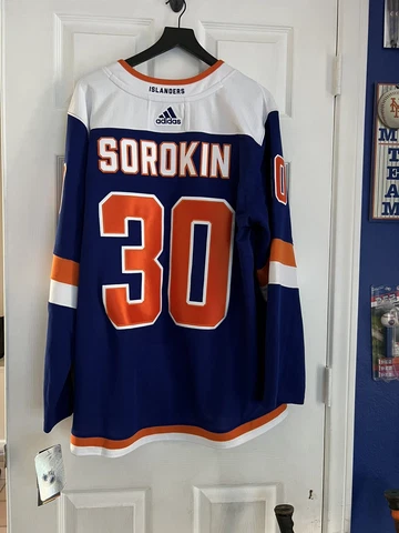 NY Islanders Adidas Alt 3rd Ilya Sorokin Jersey Size 52  New With Tags Stitched Cover